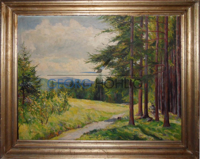 Gemälde Erzgebirge von Georg Höhlig
